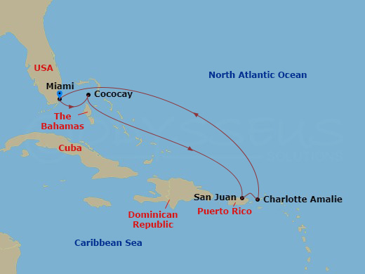 7-night Eastern Caribbean & Perfect Day Cruise