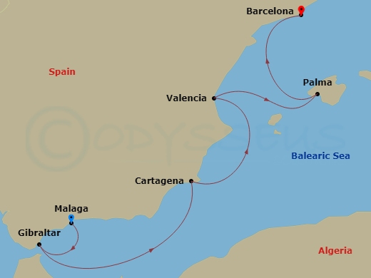 7-night Southern Spain Winter Escapes Cruise