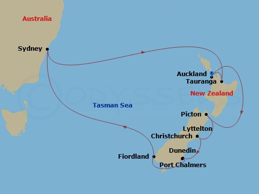 13-night New Zealand Cruise