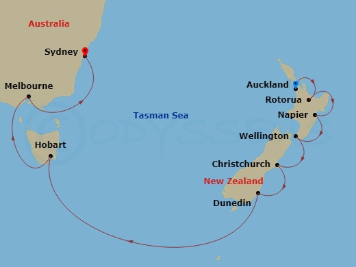 14-night Australia & New Zealand Cruise
