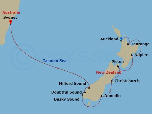 10 Night New Zealand Cruise