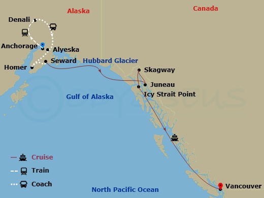 13-night Homer Adventure & Interior Wildlife Cruisetour #10B