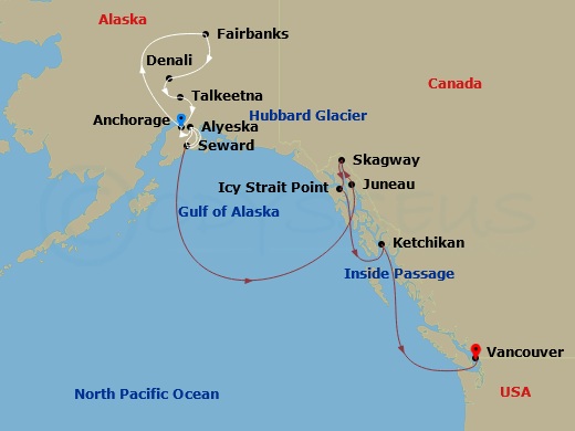 11-night Premium Alaska Wildlife Encounter Cruisetour #3B