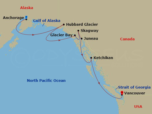 Voyage Of The Glaciers With Glacier Bay (Southbound)