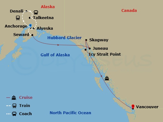 10-night Alaska Wildlife Express Cruisetour #1B