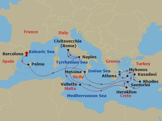 20-night Mediterranean & Holy Land Explorer Cruise