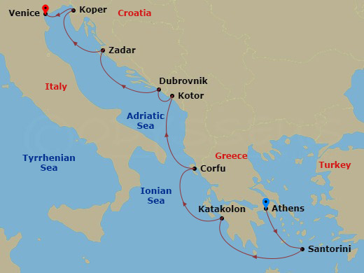 9-night Empires Of The Mediterranean Cruise