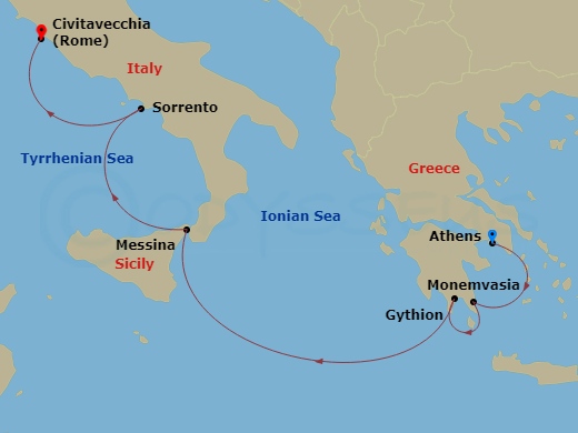 7-night Enchanting Greece & The Amalfi Coast Cruise