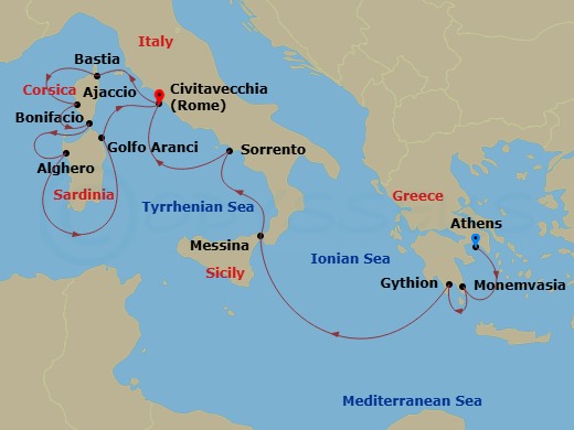 14-night Star Collector: Mediterranean’s Glamorous Summer Resorts Cruise