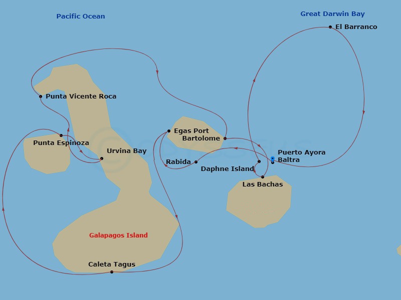 7-night Galapagos Northern Loop Cruise