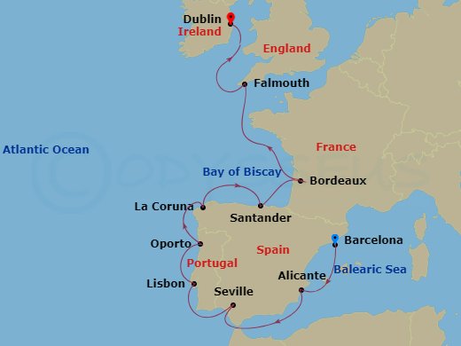 14-night Iberia To Ireland Voyage