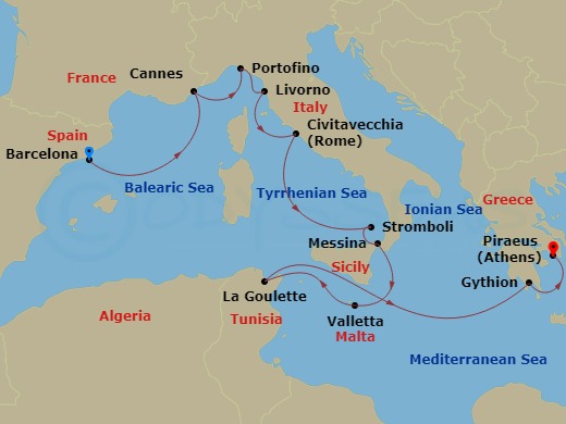10-Day Traversing The Mediterranean: Riviera Retreat