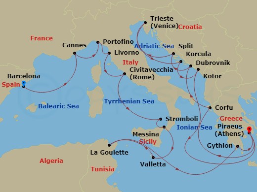 20-Day Italy, Athens & Adriatic: Venice, Croatia & Santorini