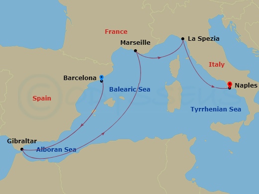 7-night Mediterranean With France & Italy Cruise