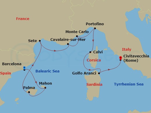 10-night Mediterranean Overture Cruise