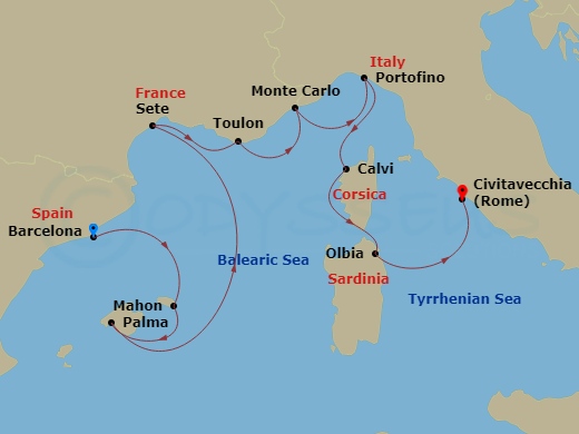 10-night Mediterranean Overture Cruise