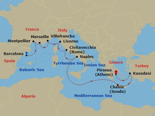 14-night Mediterranean Antiquities Cruise