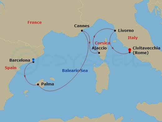 7-night Florence, Rome, Palma & More Cruise
