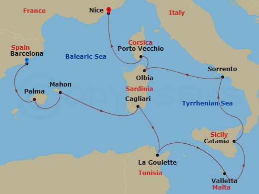 10-Night Islands Of The Mediterranean Voyage
