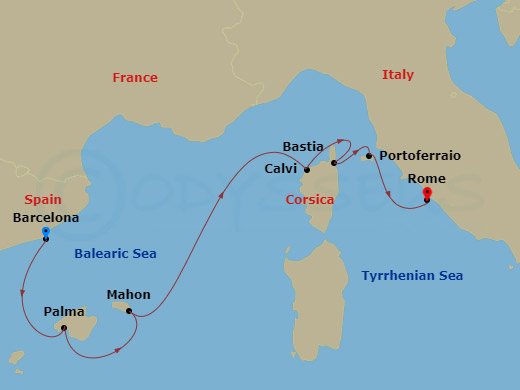 7-night Mediterranean Island Mosaic Cruise