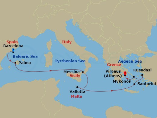 9-night Mediterranean Highlights Cruise