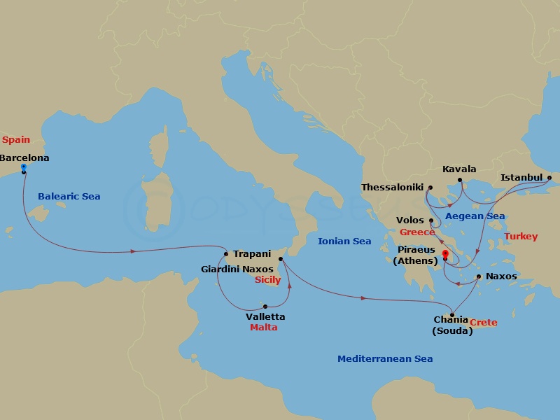 16-night An Extended Journey Unlocking Mediterranean Myths Cruise
