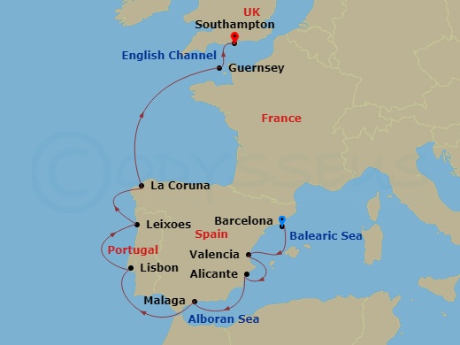 11-Night Spain & Portugal Sojourn Voyage