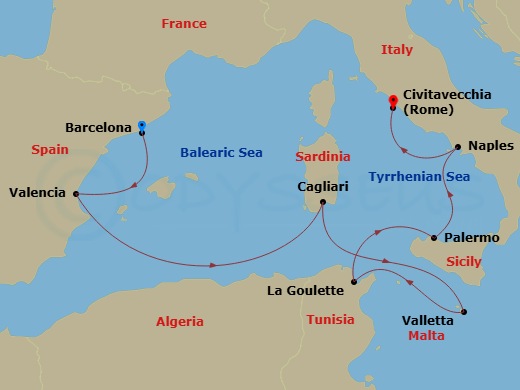 10-night Mediterranean Cruise