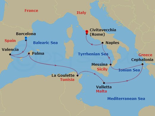 10-night Blooming Mediterranean Voyage