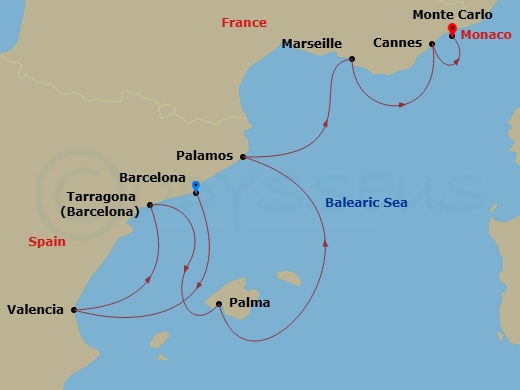 9-night Mediterranean Cruise