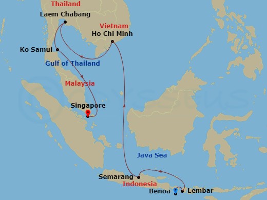 11-night Asia: Indonesia, Malaysia & Vietnam Cruise