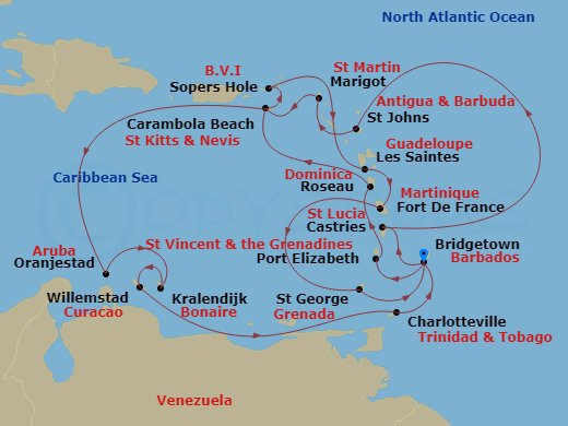 21-night Lesser Antilles In Depth Cruise