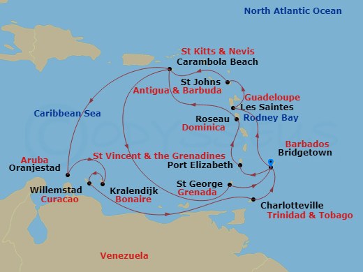 17-night Enchantment Of The Lesser Antilles Cruise
