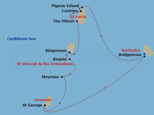 7-night Jewels of the Windward Islands Cruise