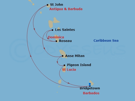 7-night Windward Islands Cruise