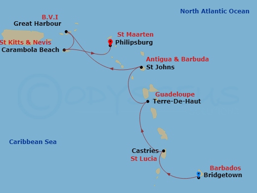7-Day Classic Caribbean Yachtharbors