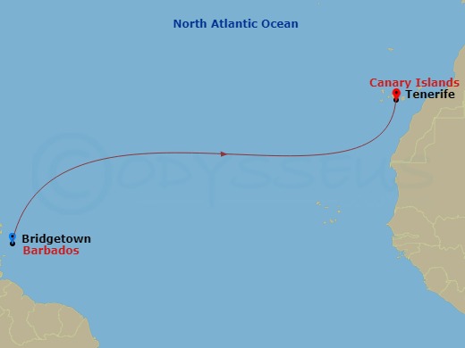 10-night Ocean Crossing Cruise