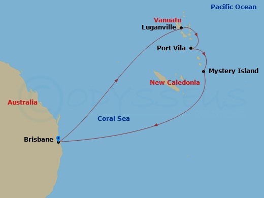 8-night South Pacific Holiday Cruise
