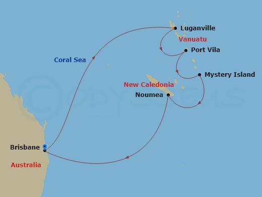 9-night South Pacific Cruise