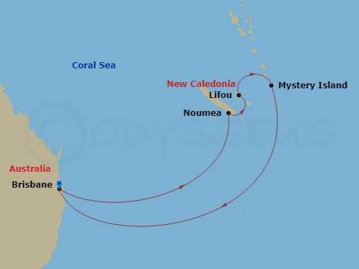 8-night South Pacific Cruise