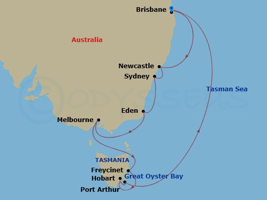 12-night Tasmania Cruise