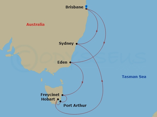 9-night Tasmania Cruise