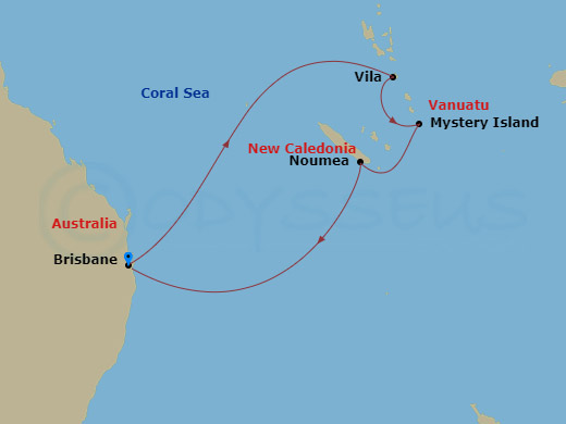 8-night New Caledonia & Vanuatu Cruise