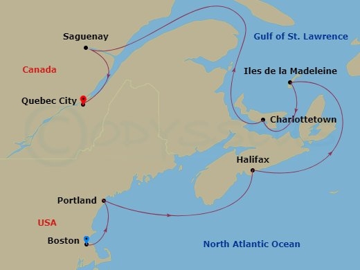 10-night Canada & New England Cruise