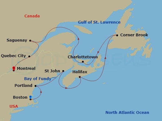 11-night Newfoundland & New England Discovery Cruise