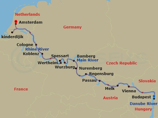 14-night Grand European Tour Cruise