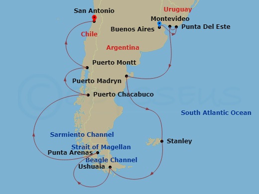 22-night South America & Antarctica Cruise