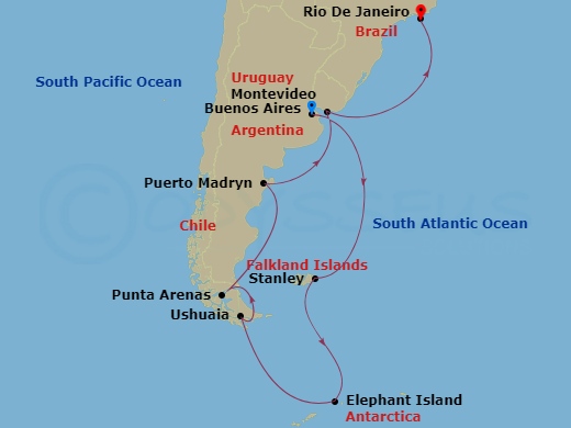 16-night South America Cruise