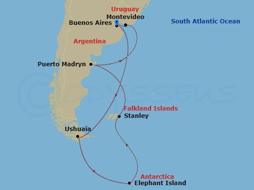 14-night South America: Argentina & Chile Cruise