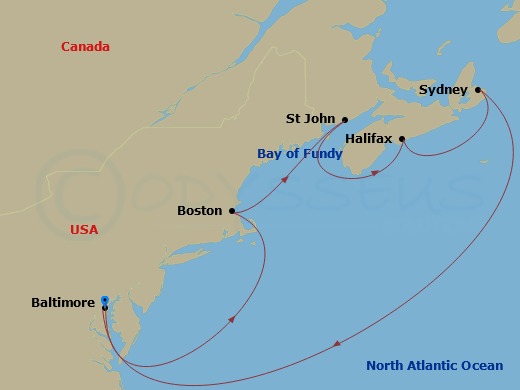 9-night Canada & New England Cruise